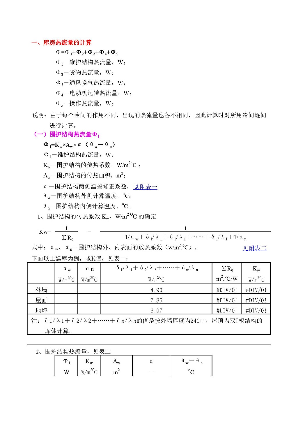 冷库设计